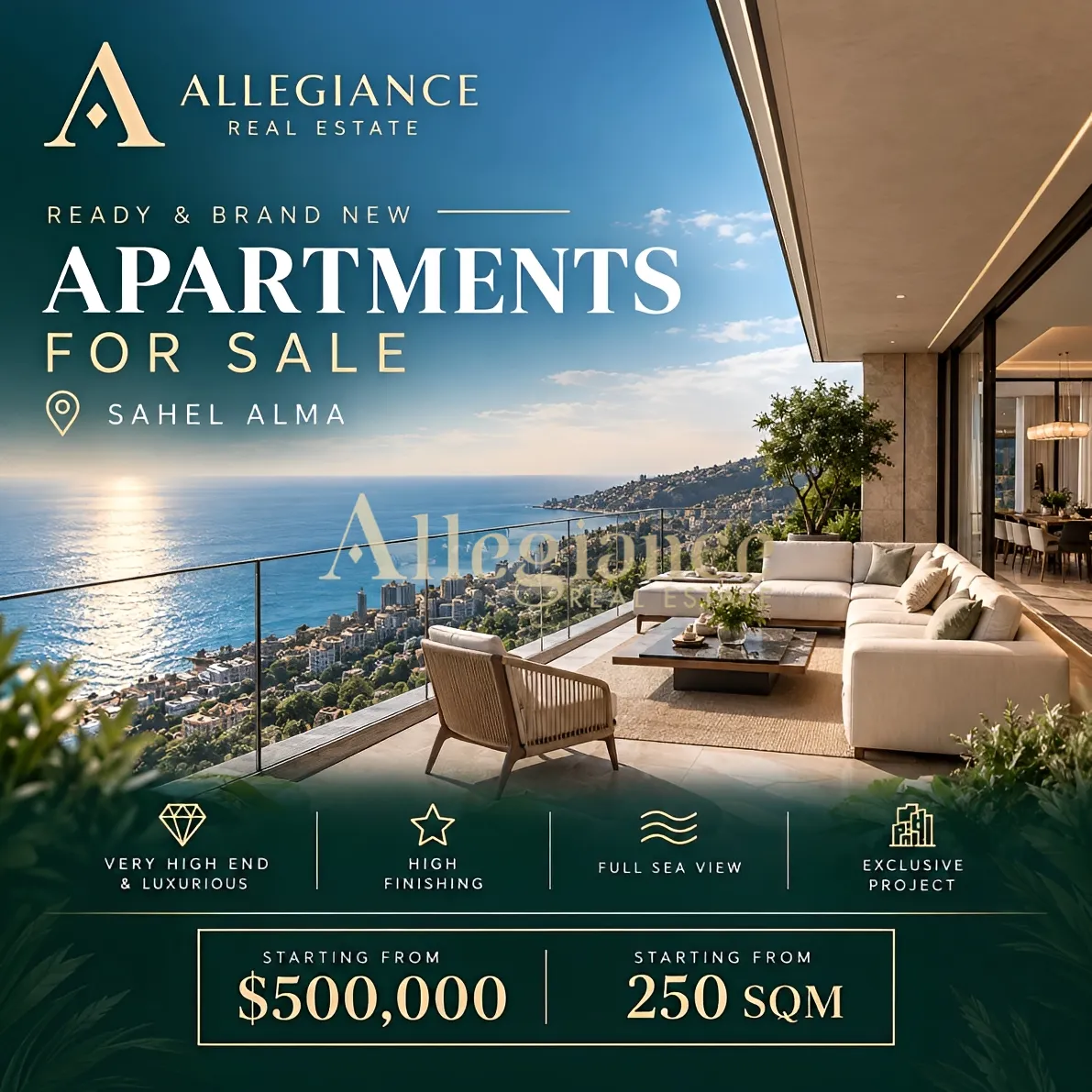 Apartment for sale in Sahel Aalma