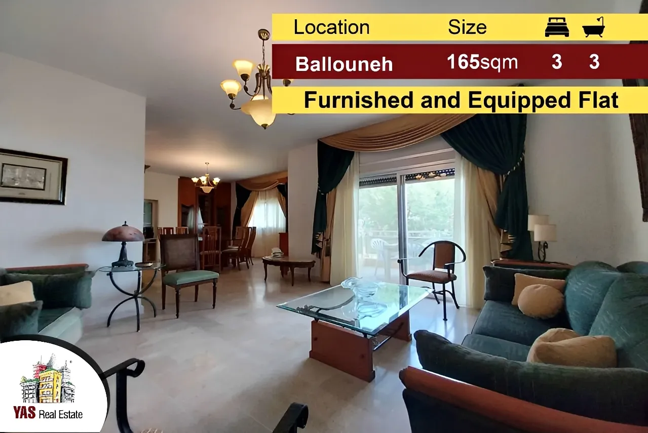 Apartment for Rent in Ballouneh
