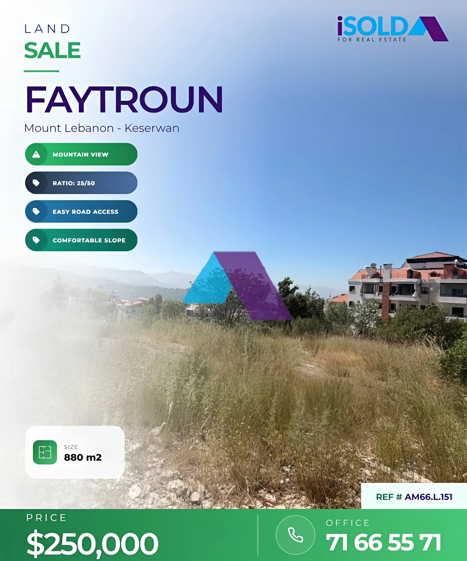 Residential Land for sale in Faitroun, Lebanon