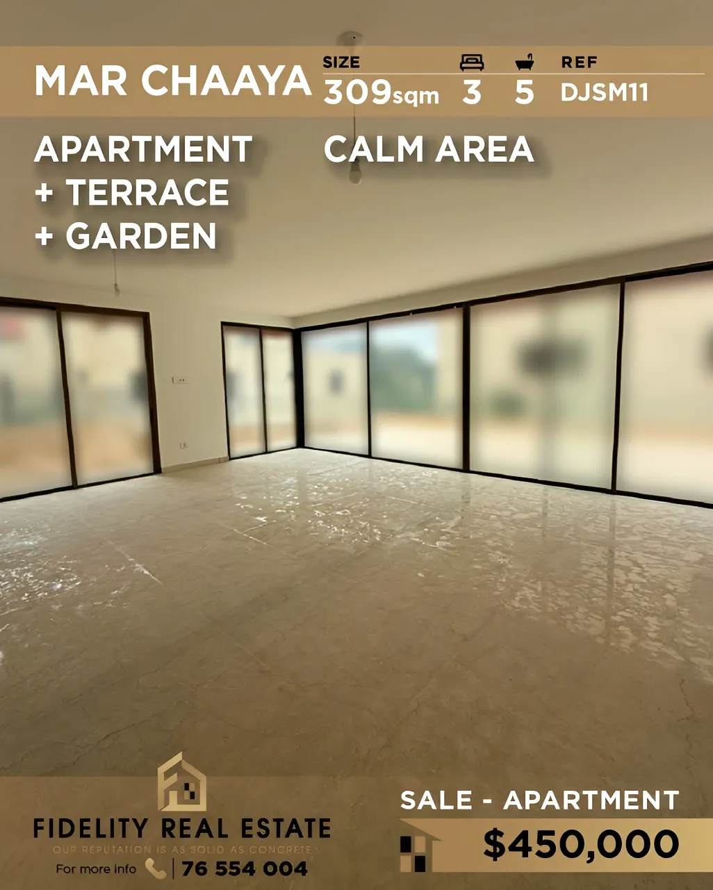 Apartment for sale in Mar Chaaya, Lebanon - 3 bed, 5 bath