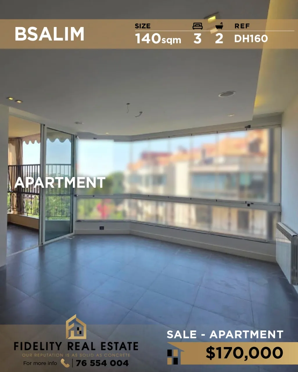 Apartment for sale in Bsalim, Lebanon - 3 bed, 2 bath