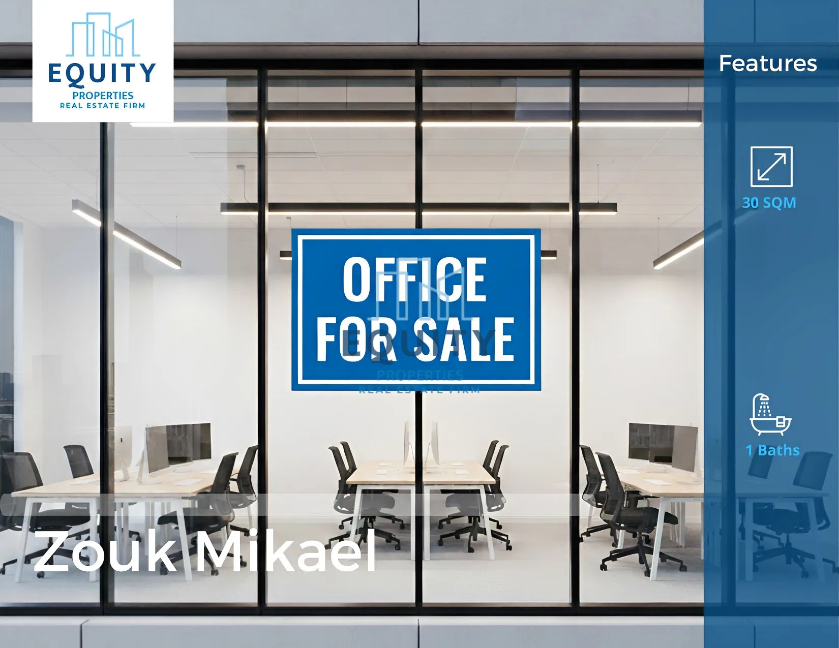 Office for sale in Zouk Mkayel