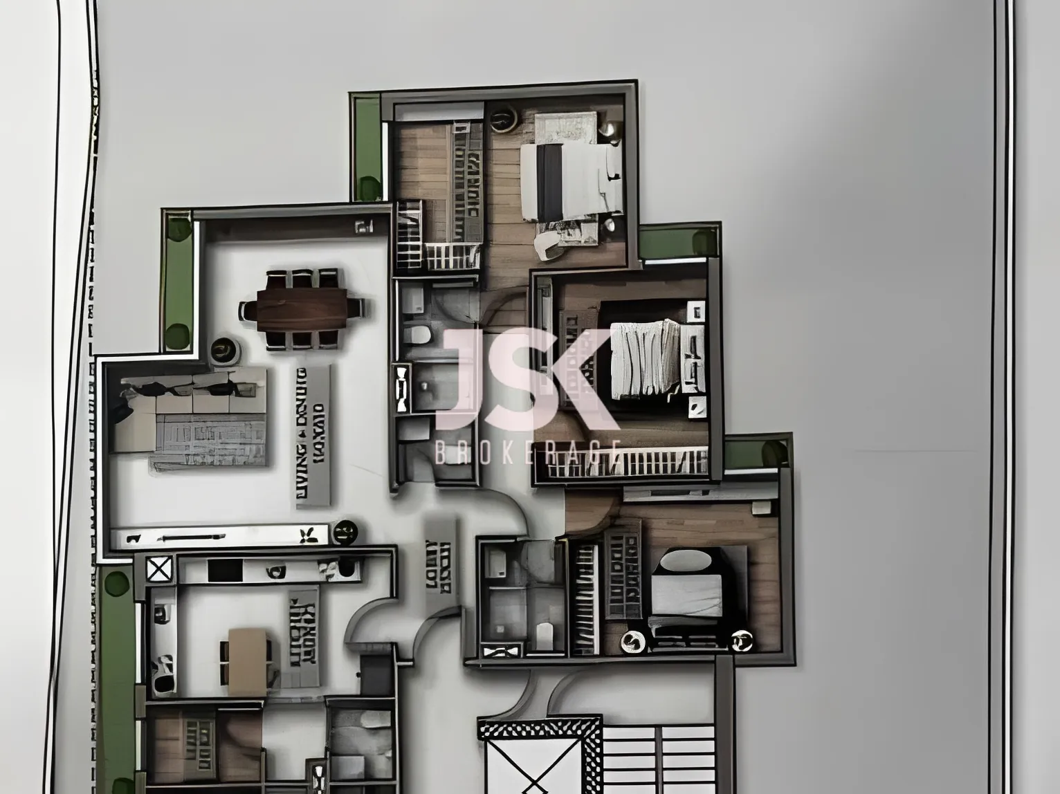 Apartment for Sale in Verdun, Beirut, Lebanon