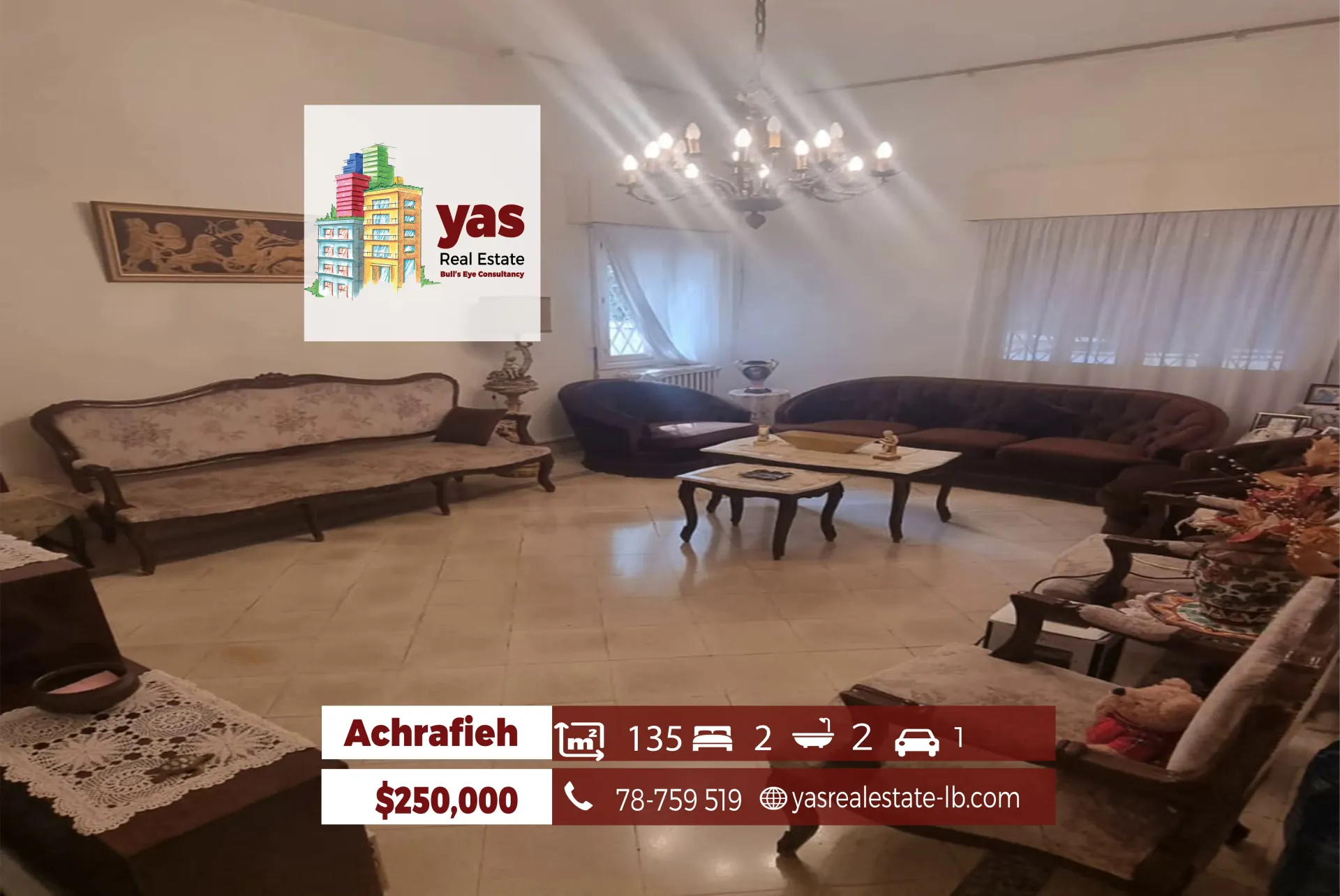 Apartment for Sale in Achrafieh