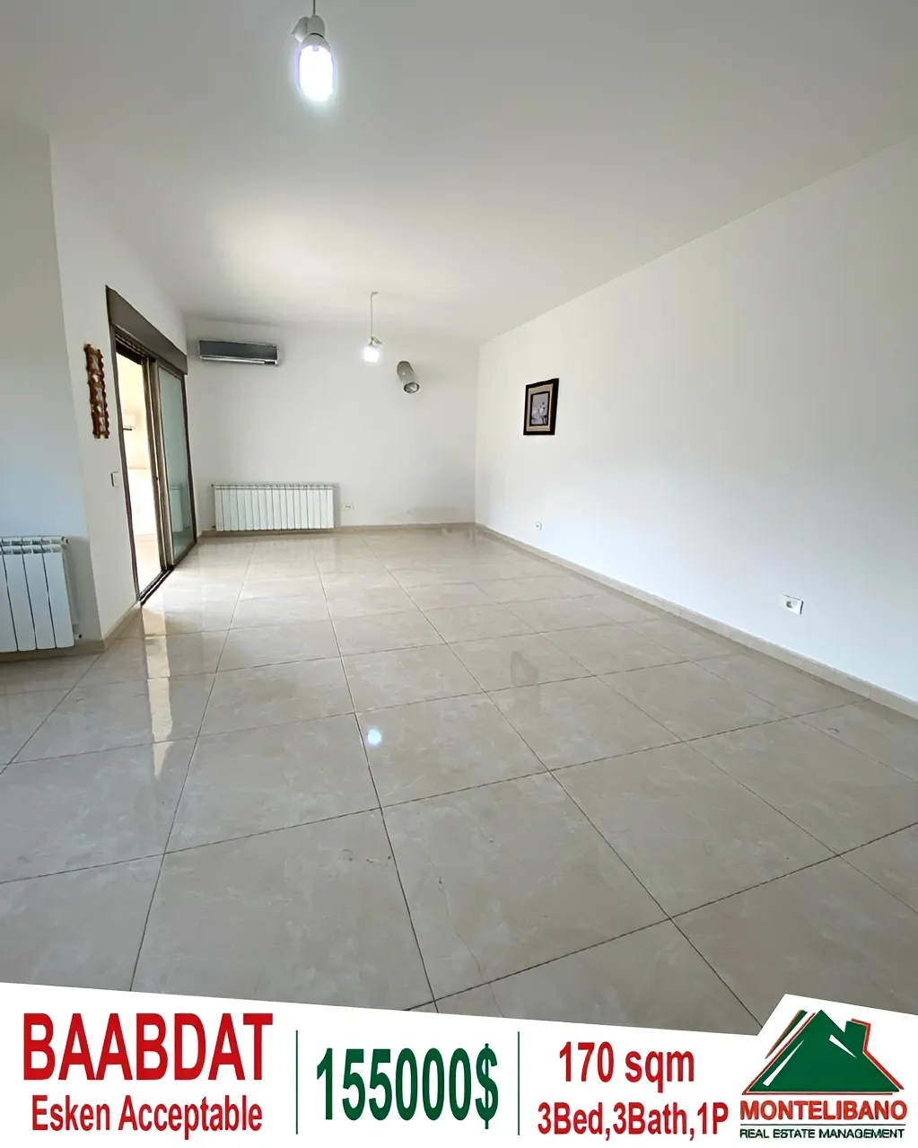 Apartment for sale in Baabdat, Lebanon - 3 bed, 3 bath