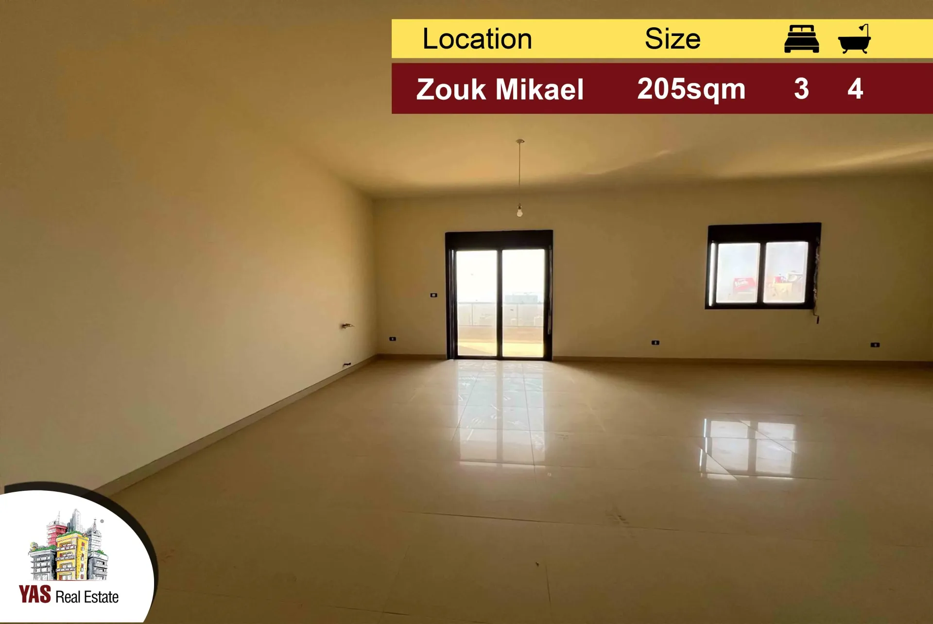 Apartment for Sale in Zouk Mikael