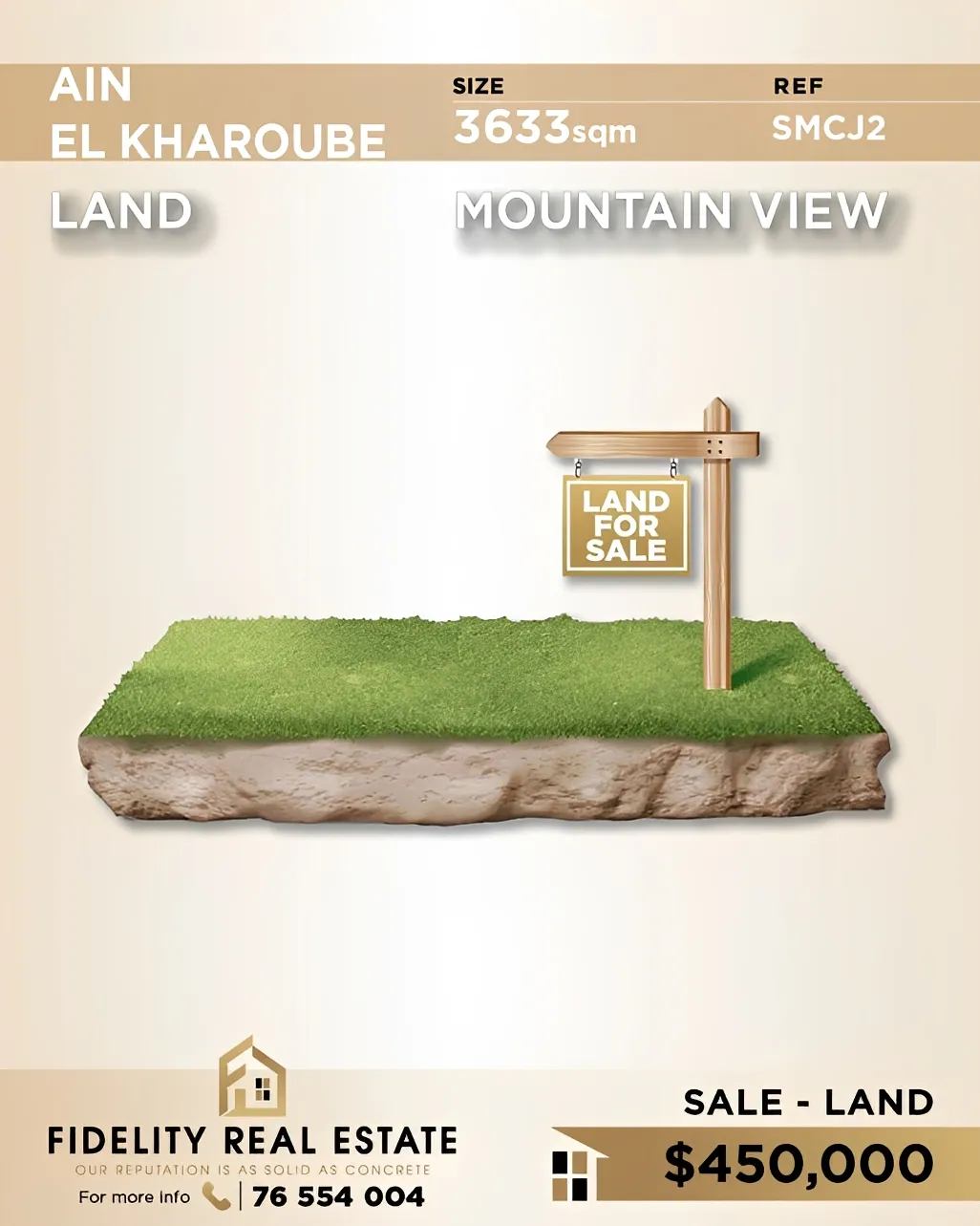 Residential Land for sale in Ain El Kharroube, Lebanon