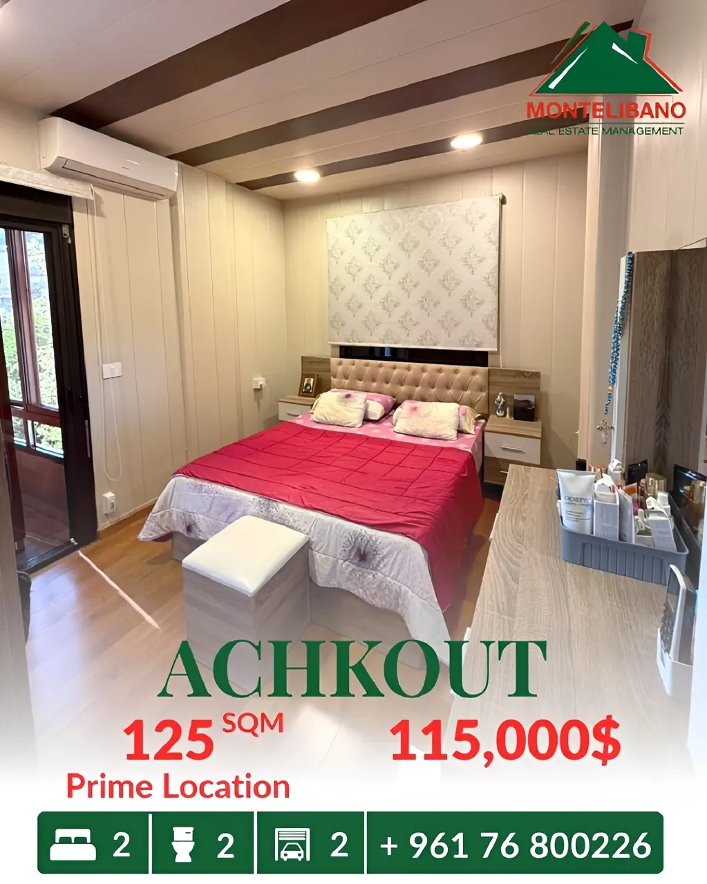 Apartment for sale in Ashqout, Lebanon