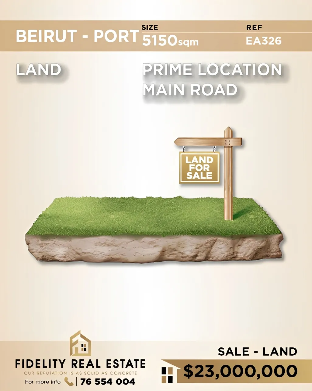 Residential Land for sale in Port، Bayrut, Lebanon