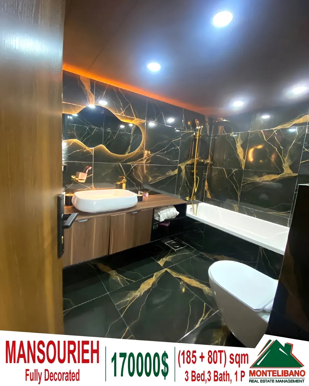 Apartment for sale in Mansourieh, Lebanon