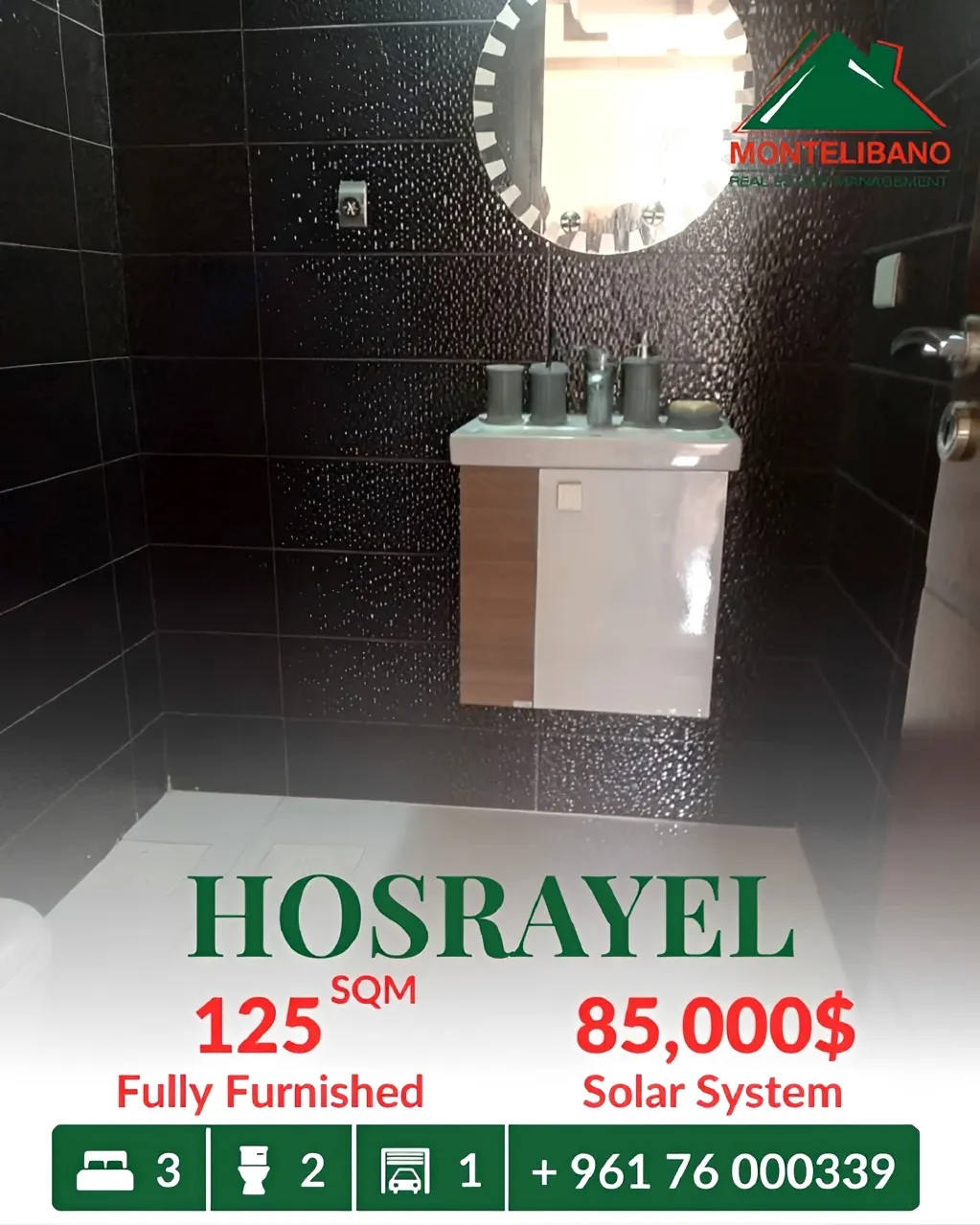 Apartment for sale in Hosrayel, Lebanon