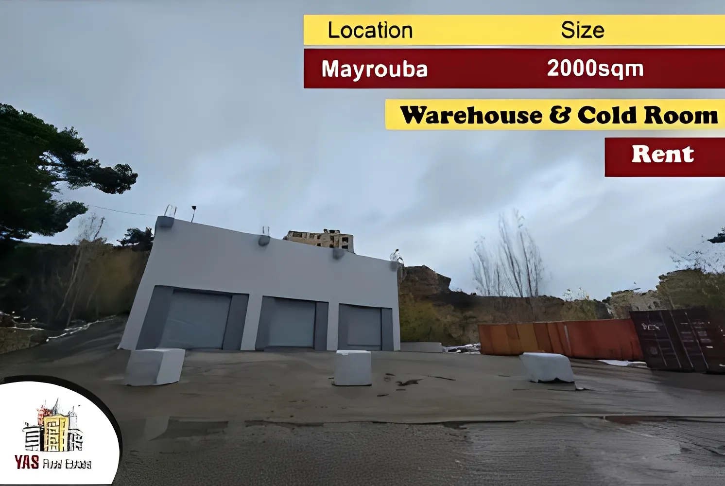 Warehouse for rent in Mayrouba