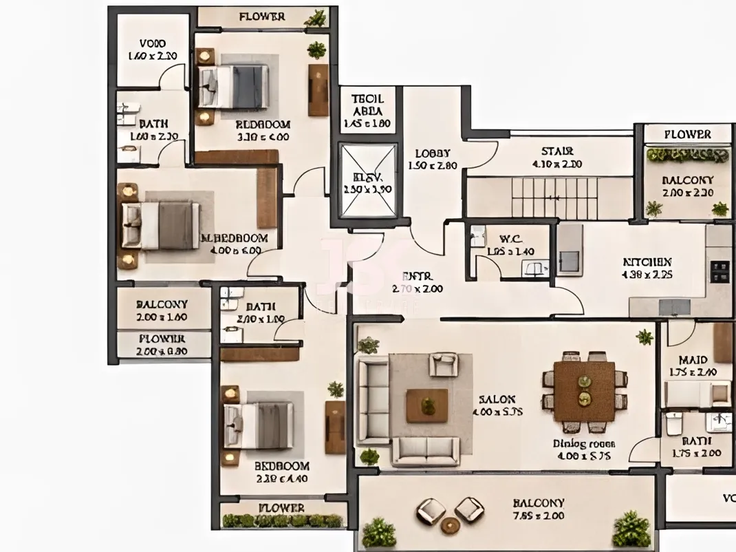 Apartment for Sale in Kraytem