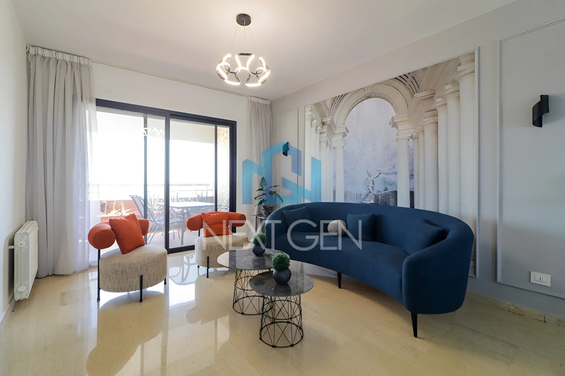 Apartment for rent in Achrafieh, Beirut, Lebanon - 3 bed, 3 bath