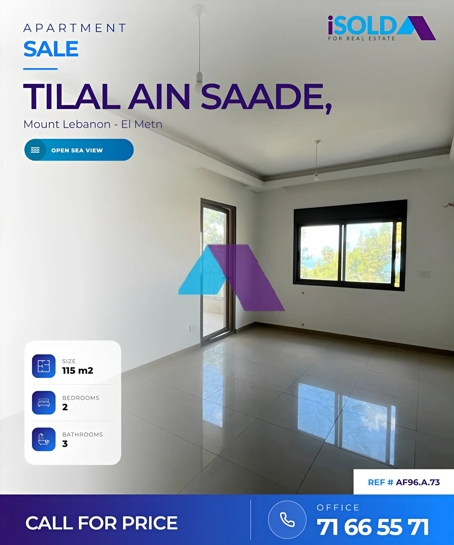 Apartment for sale in Tilal Ain Saadeh