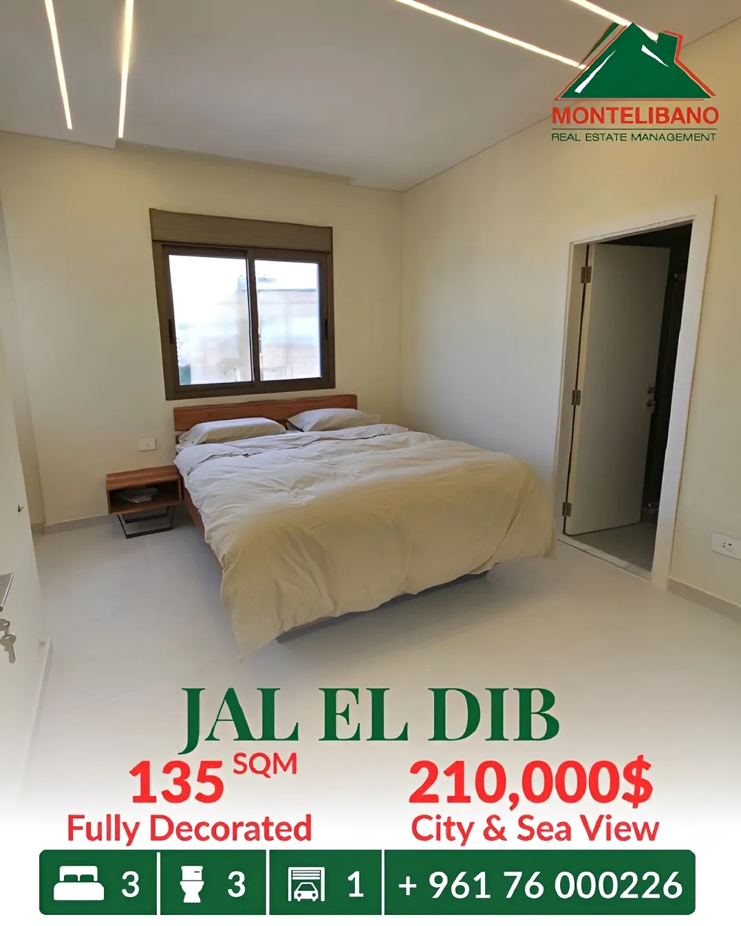 Apartment for sale in Jal El Dib