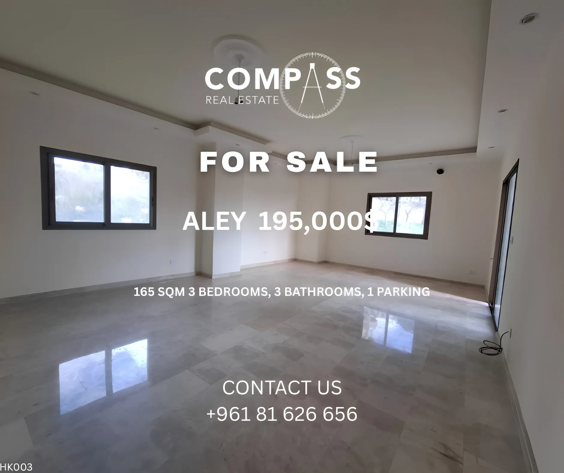 Apartment for sale in Aley, Lebanon - 2 bed, 2 bath