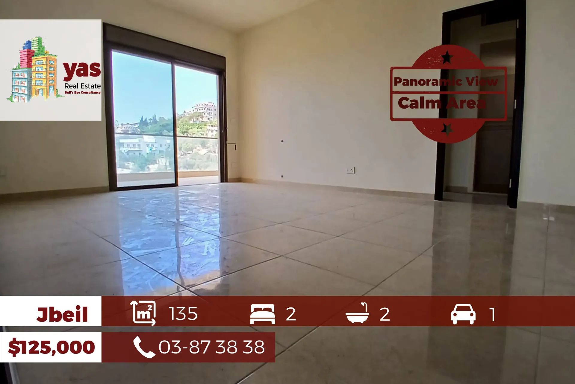 Apartment for Sale in Byblos - 2 bed, 2 bath