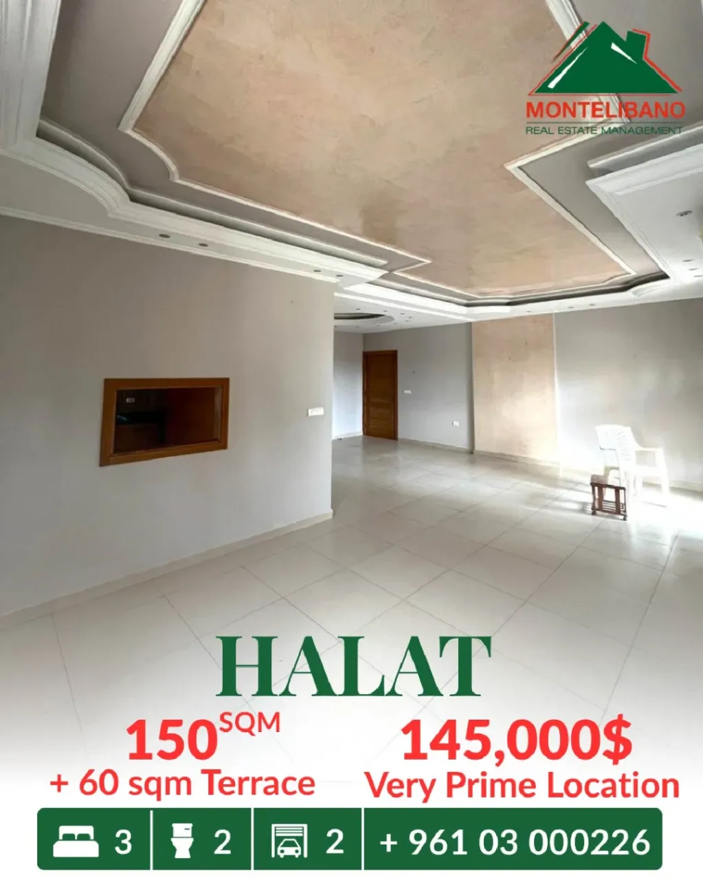 Apartment for sale in Halat, Lebanon