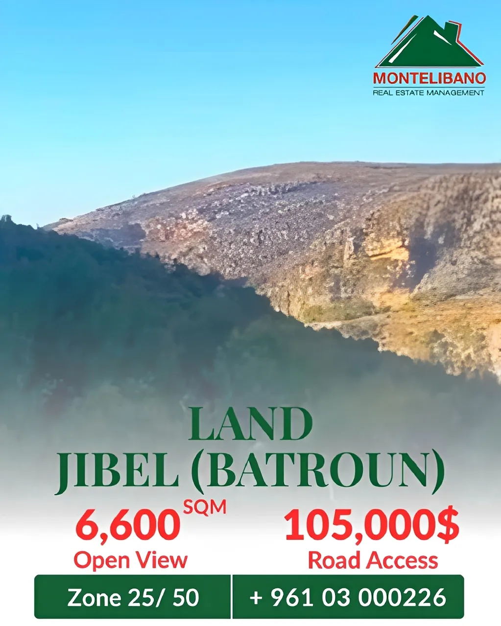 Residential Land for sale in Batroun, Lebanon