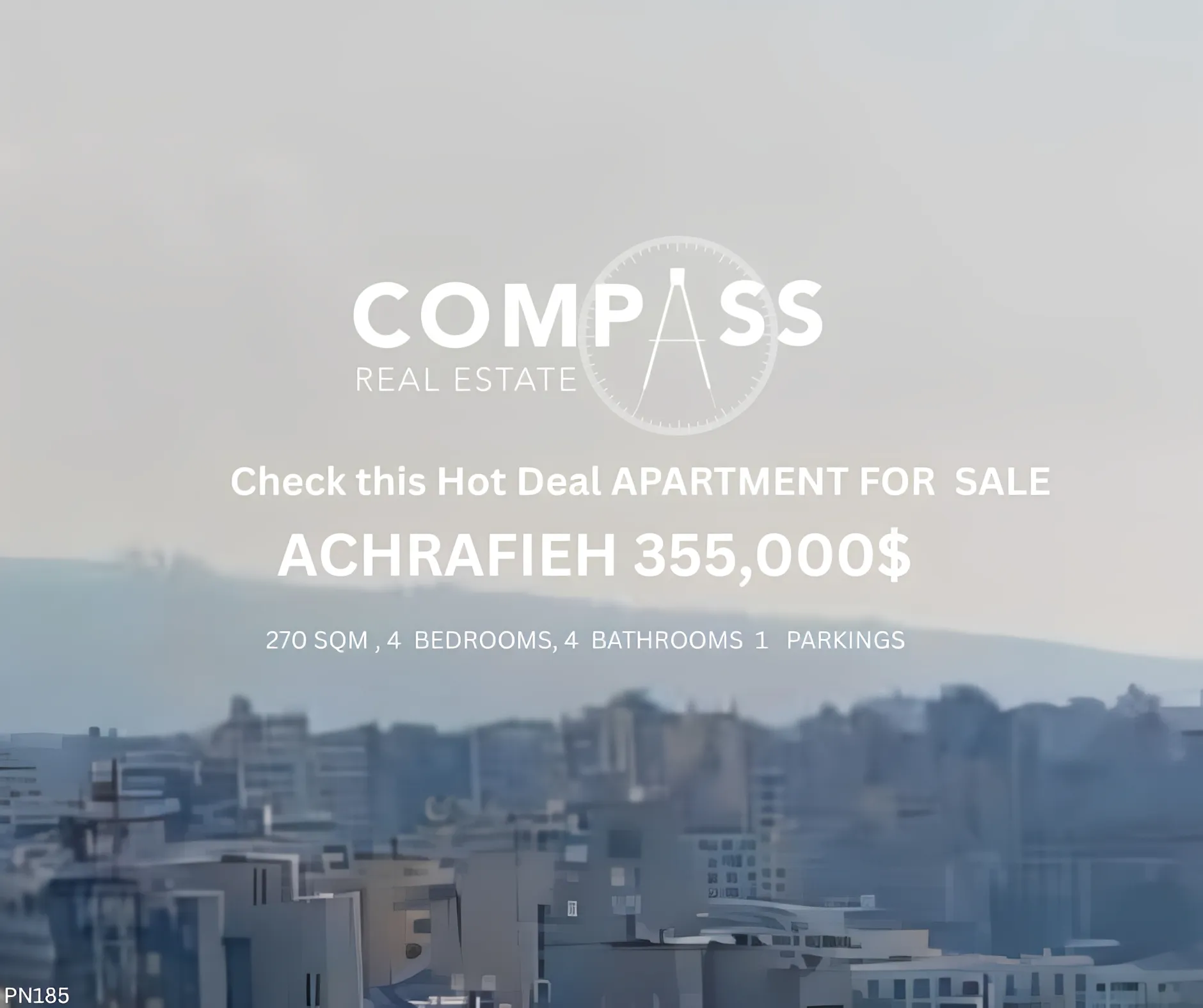 Apartment for Sale in Achrafieh, Beirut, Lebanon - 3 bed, 3 bath