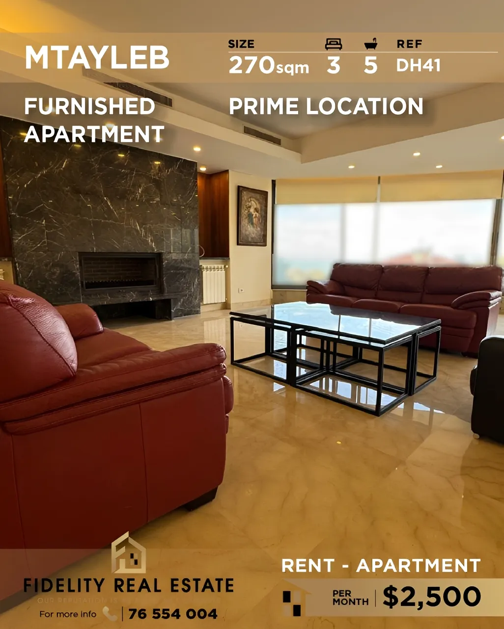 Apartment for rent in Mtaileb, Lebanon - 3 bed, 5 bath