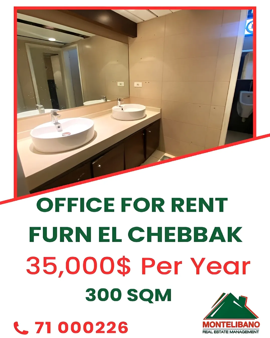 Office for rent in Forn El Chebbak, Lebanon