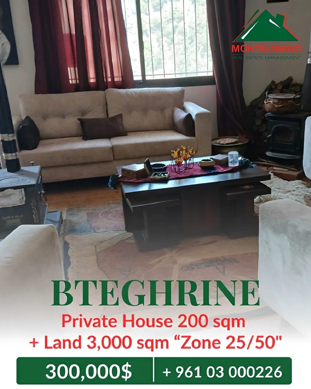 Residential Land for sale in Bteghrine, Lebanon