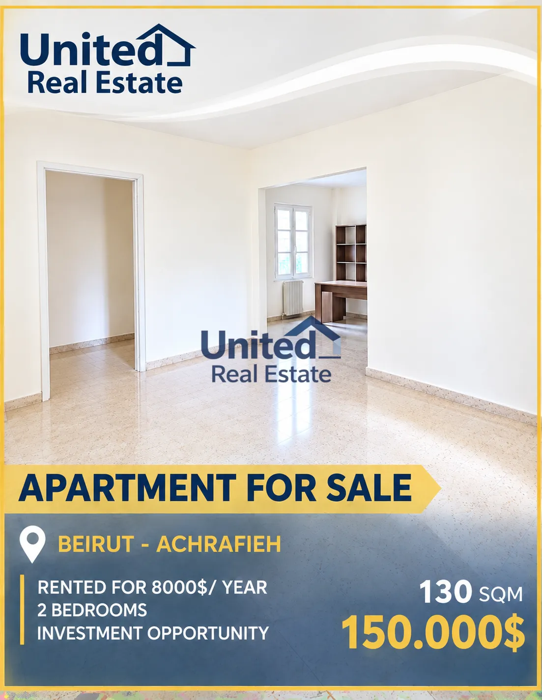 Apartment for sale in Geitawi, beirut, lebanon