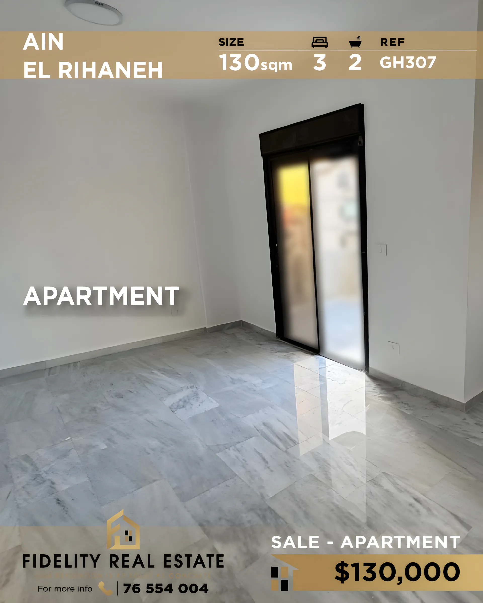 Apartment for sale in Ain El Rihaneh, Lebanon - 3 bed, 2 bath