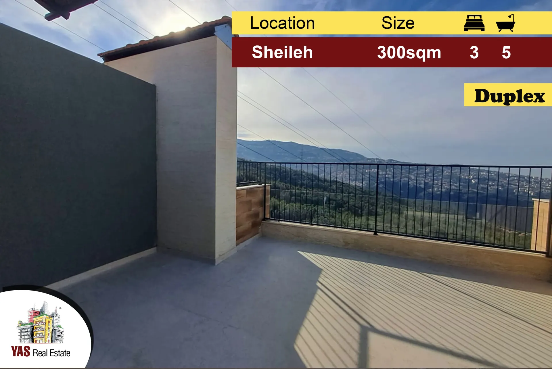 Duplex for sale in New Sehaile - 3 bed, 5 bath