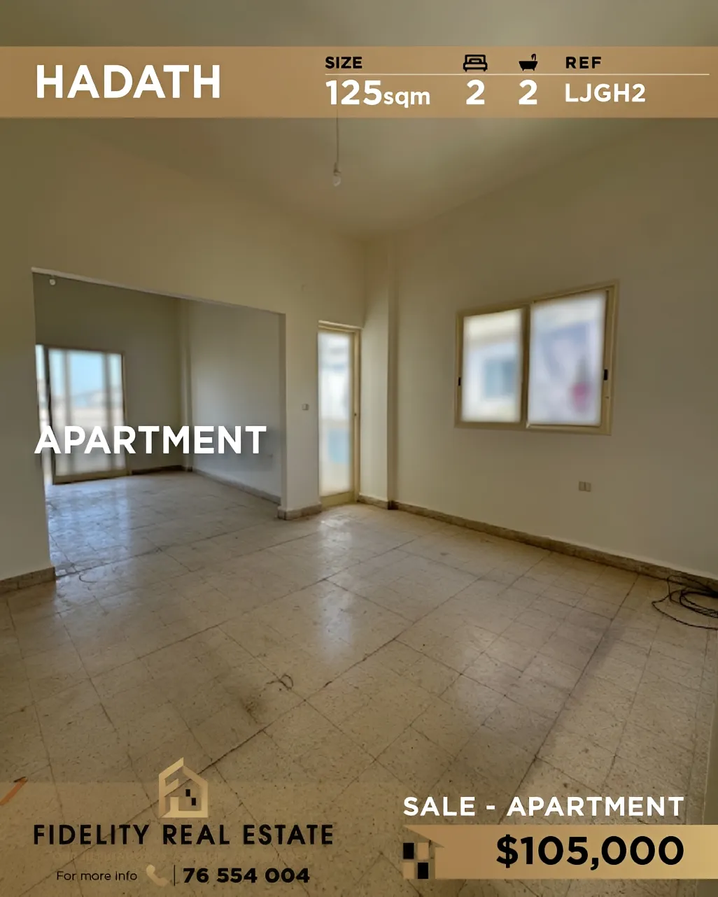 Apartment for sale in Hadath, Lebanon