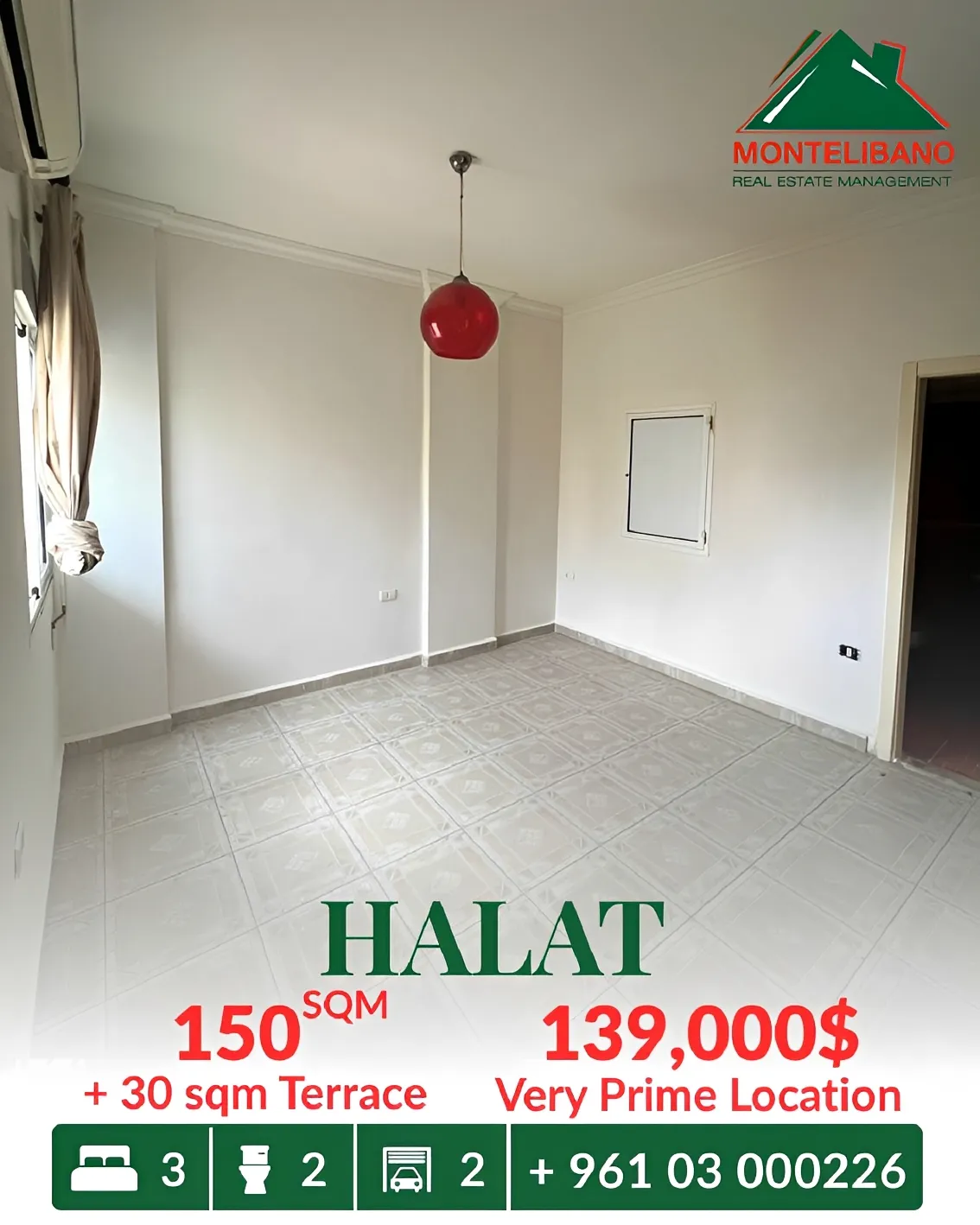 Apartment for sale in Halat, Lebanon