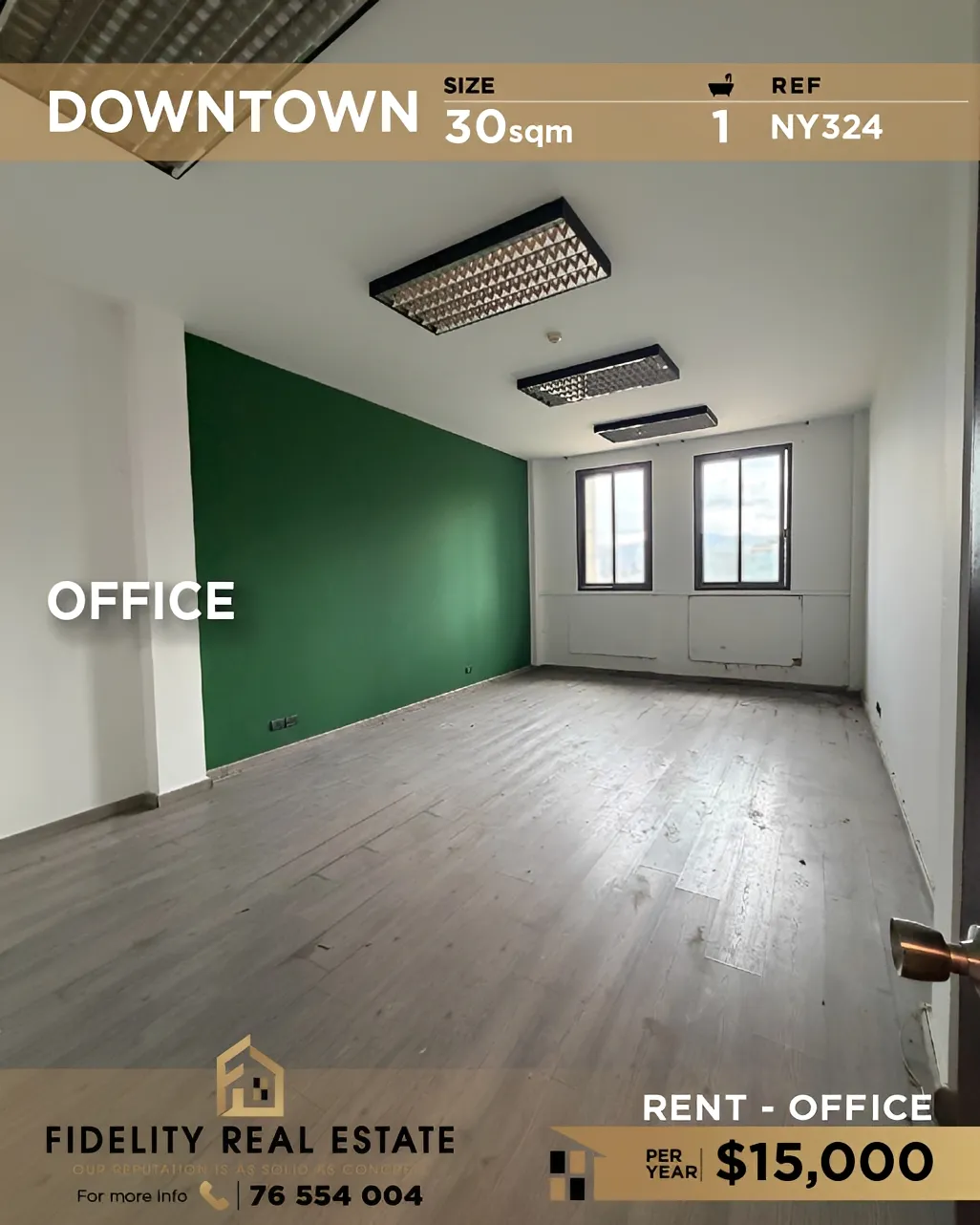 Office for rent in Downtown, beirut