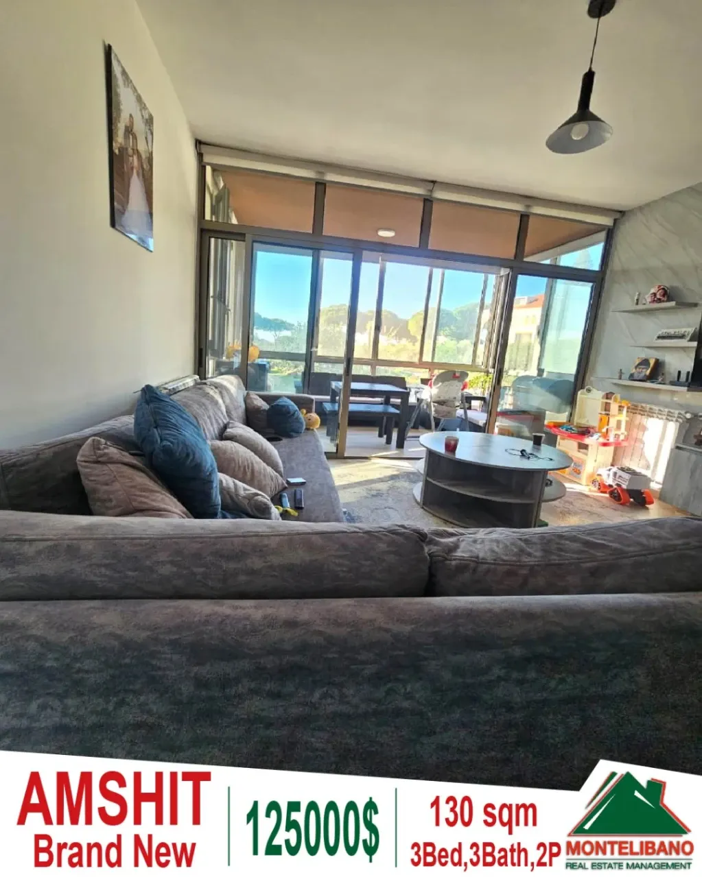 Apartment for sale in Aamchit, Lebanon - 3 bed, 3 bath