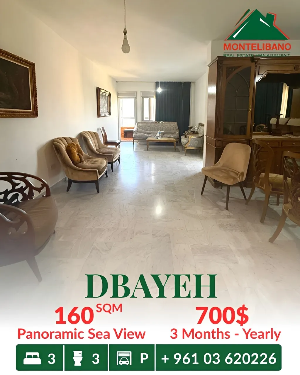 Apartment for rent in Dbayeh, Lebanon