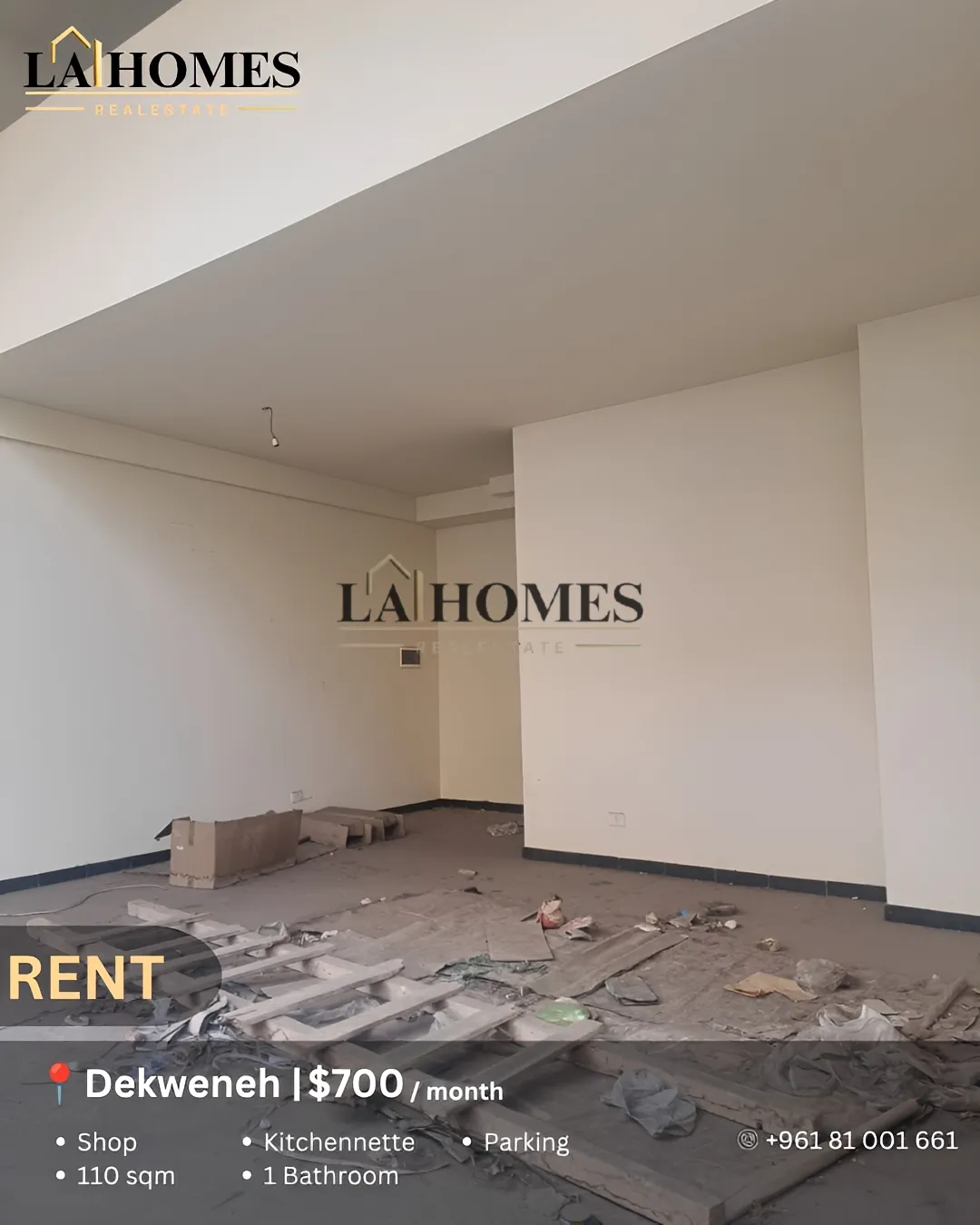 Shop for rent in Dekwaneh, lebanon