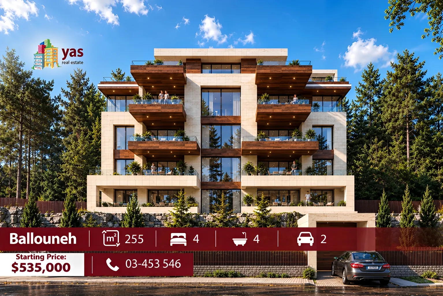 Apartment for Sale in Ballouneh