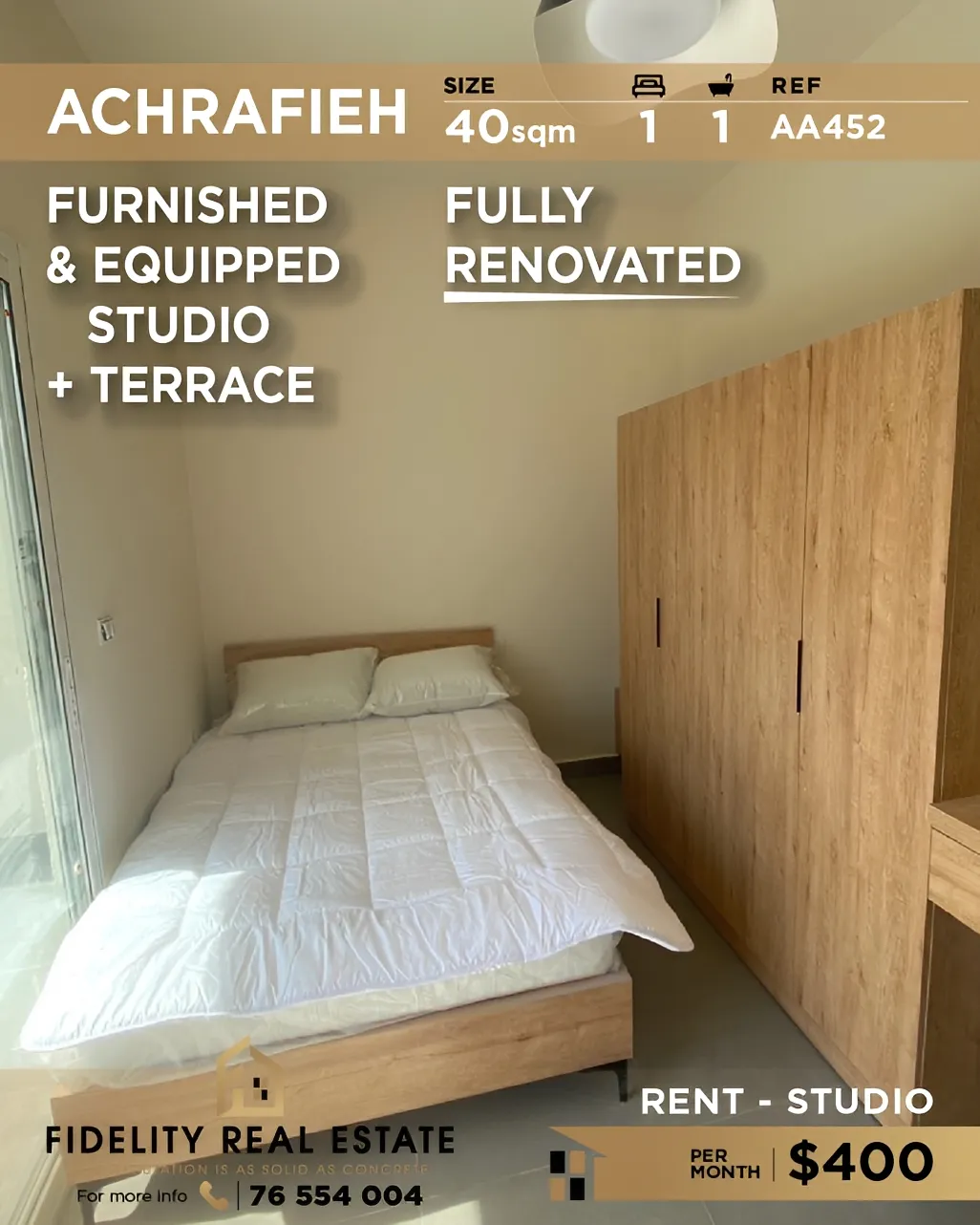 Apartment for rent in Achrafieh, Beirut, Lebanon