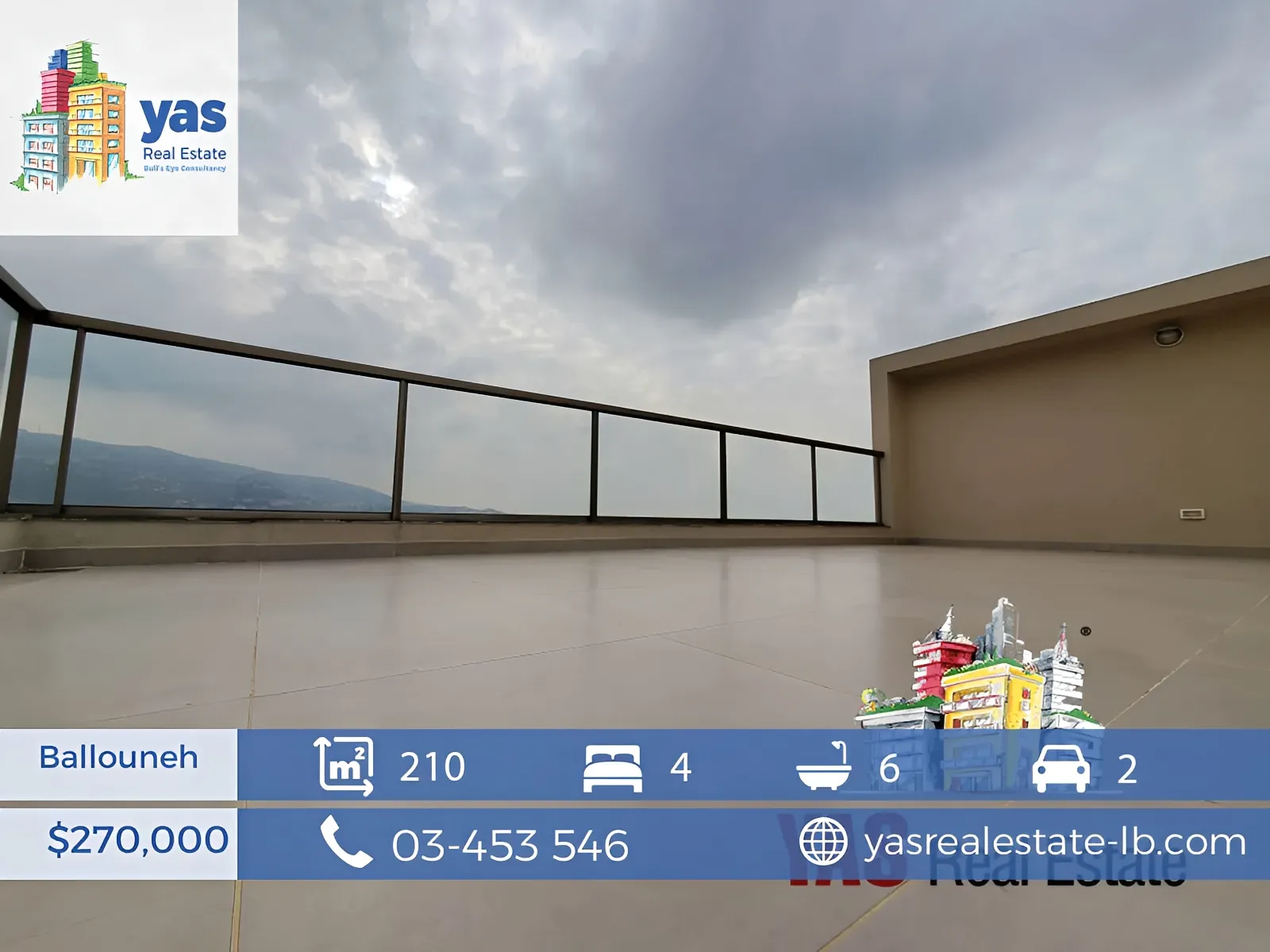 Apartment for Sale in Ballouneh