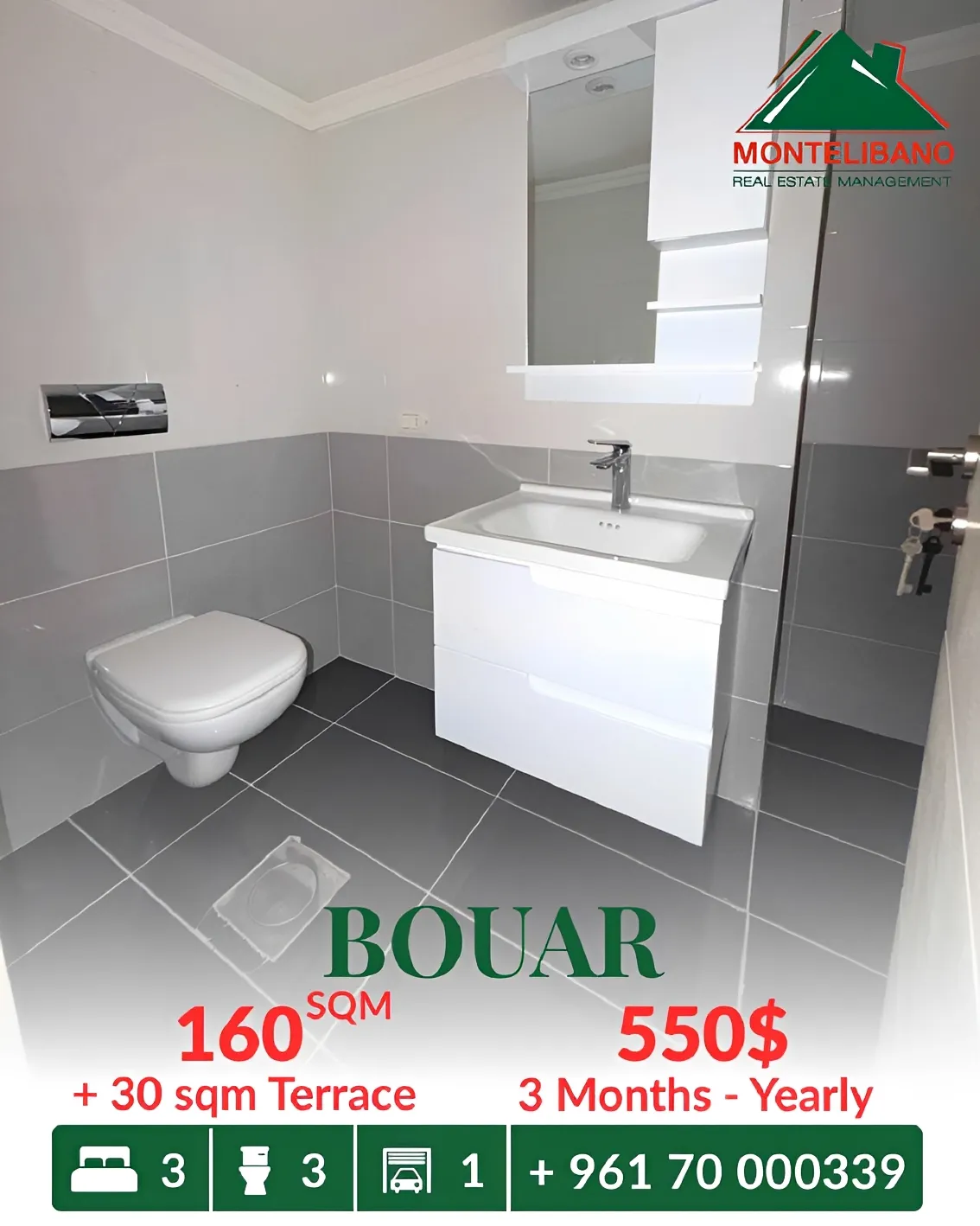 Apartment for rent in Bouar