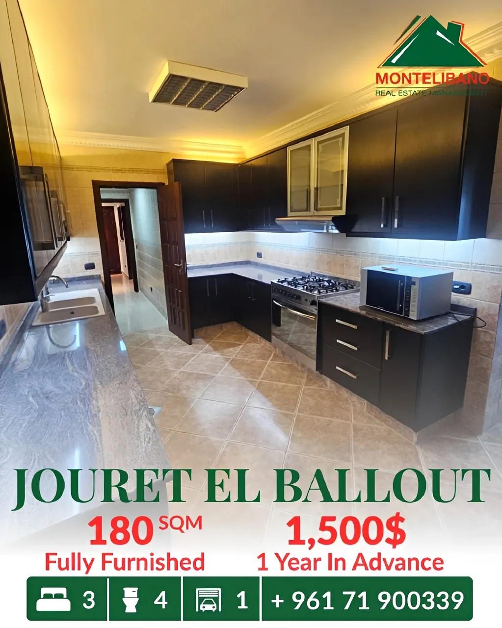 Apartment for rent in Mar Chaaya