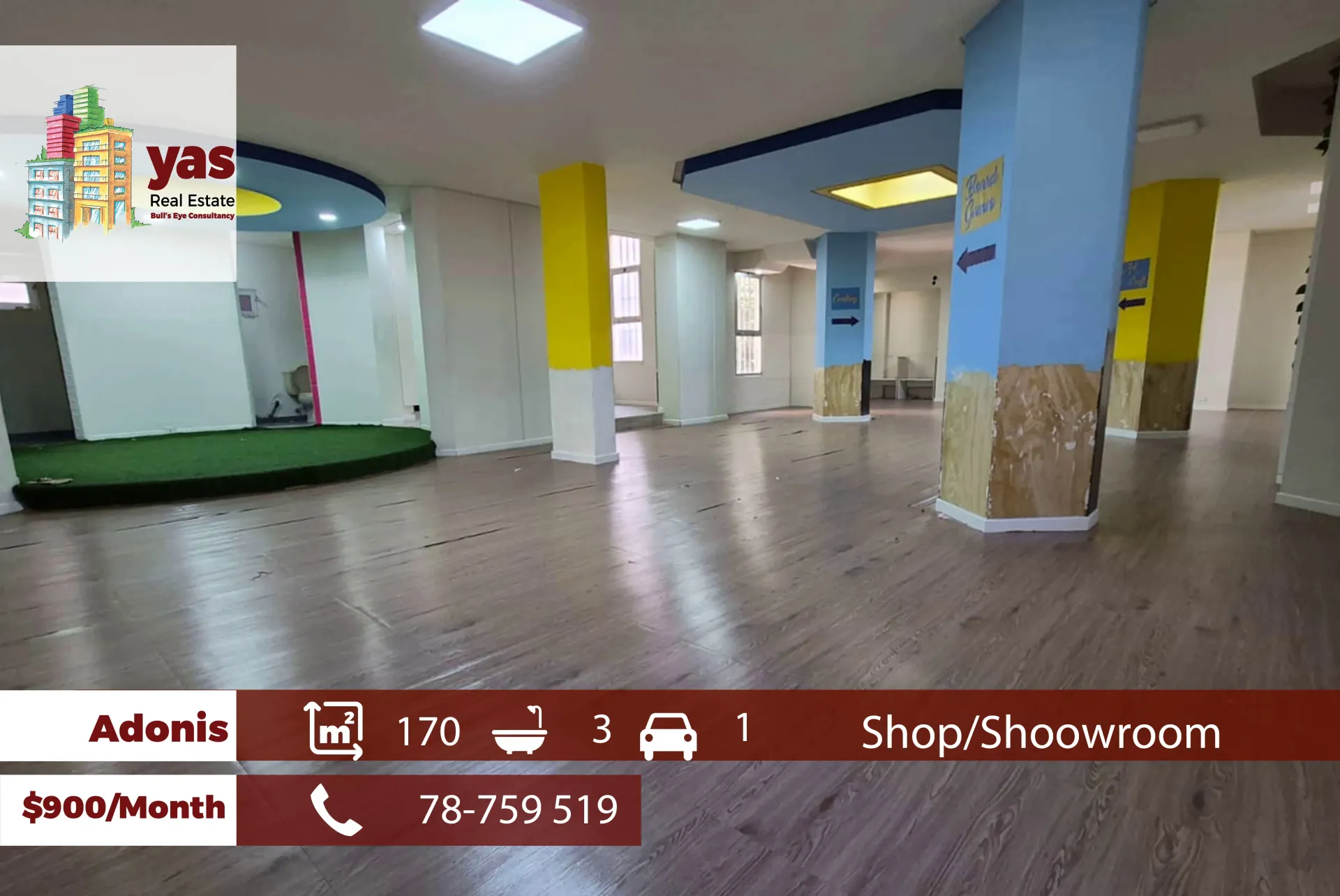 Shop for rent in Adonis