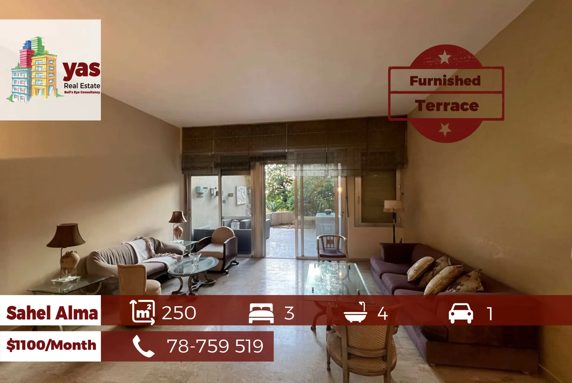 Apartment for Rent in Sahel Alma
