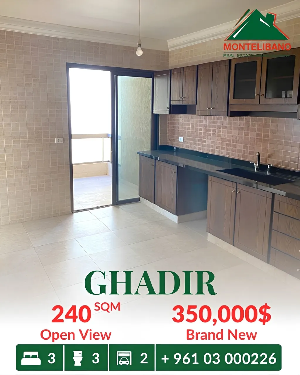 Apartment for sale in Ghadir, Lebanon