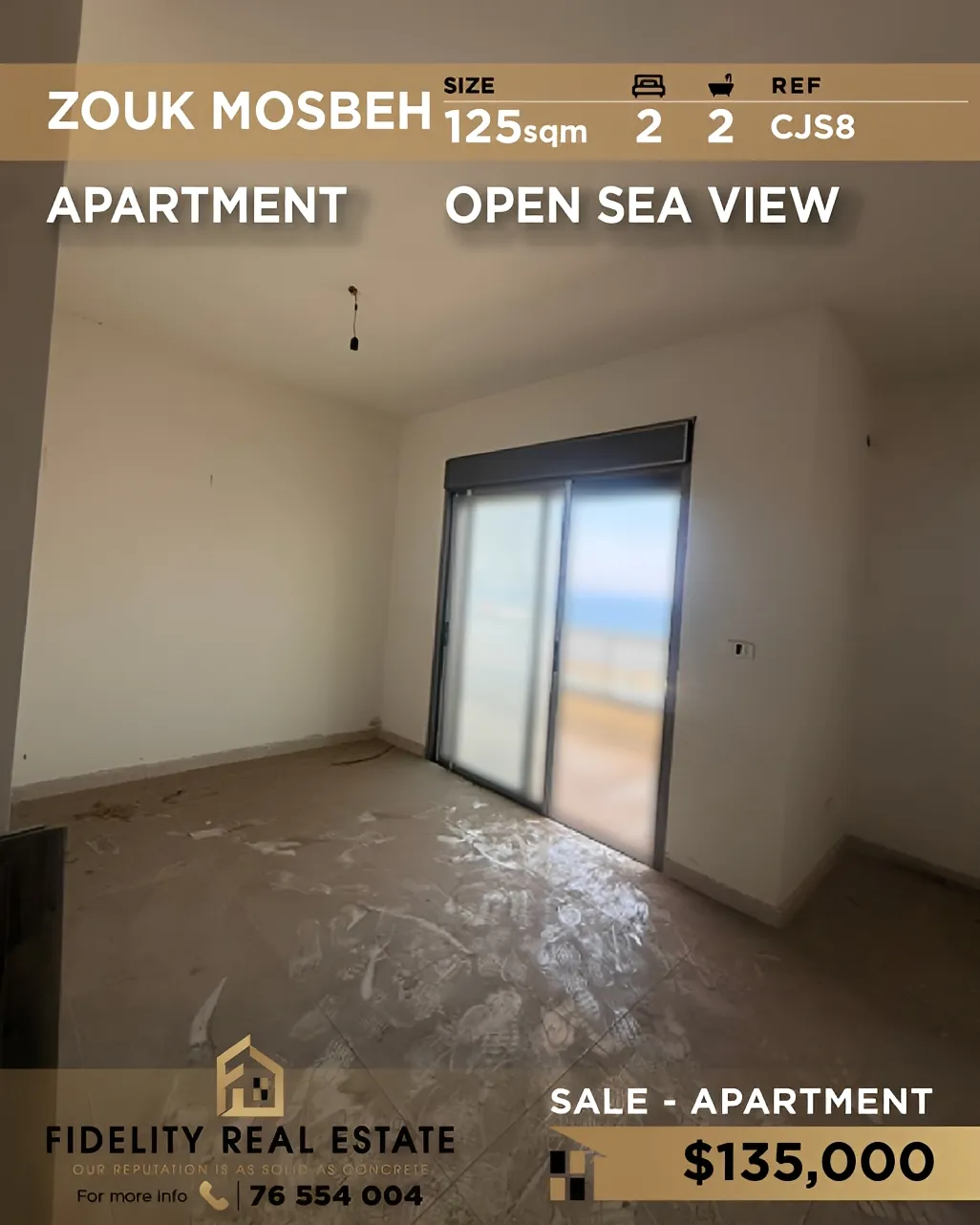 Apartment for sale in Zouk Mosbeh, Lebanon