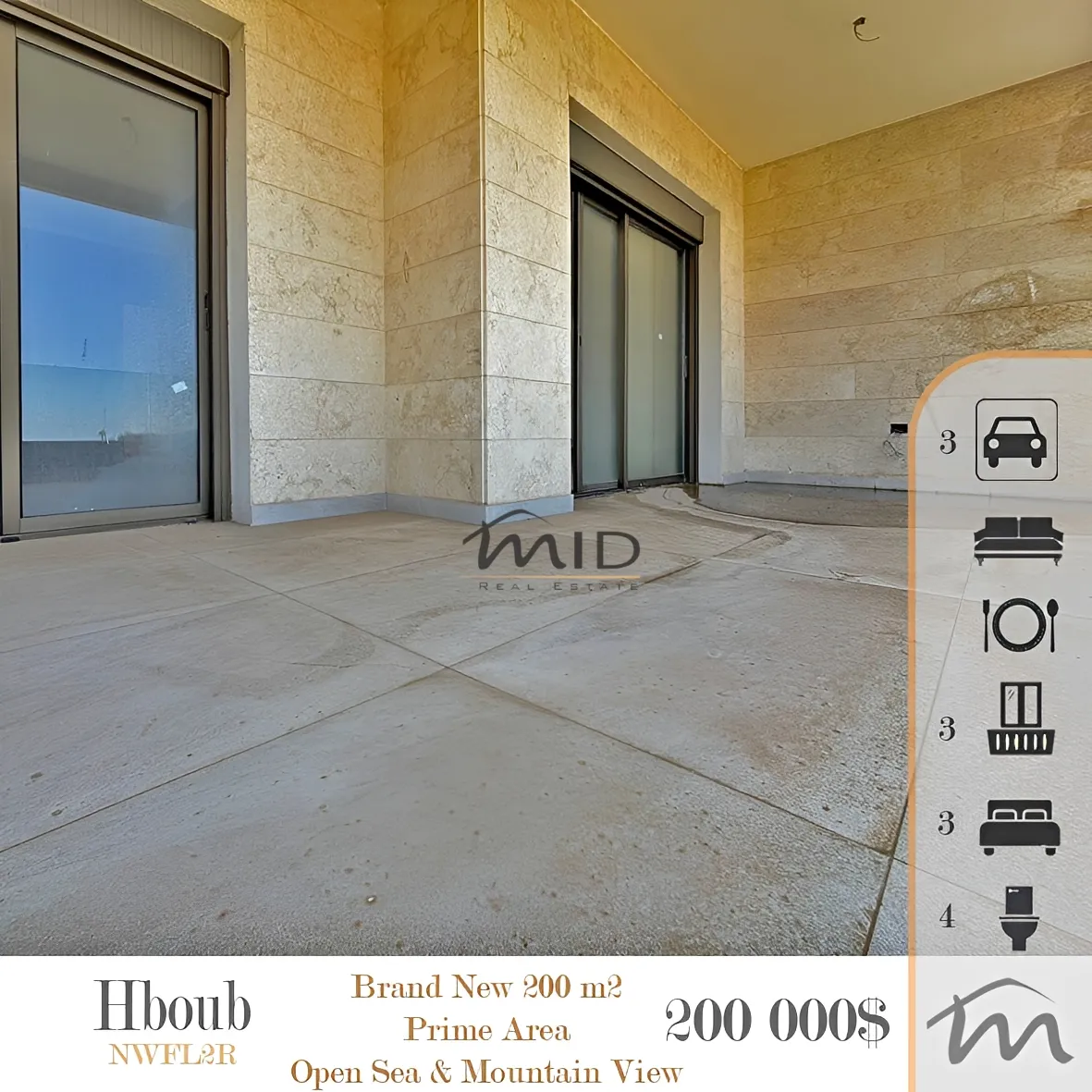 Apartment for sale in Hboub, aannaya, lebanon - 3 bed, 4.0 bath