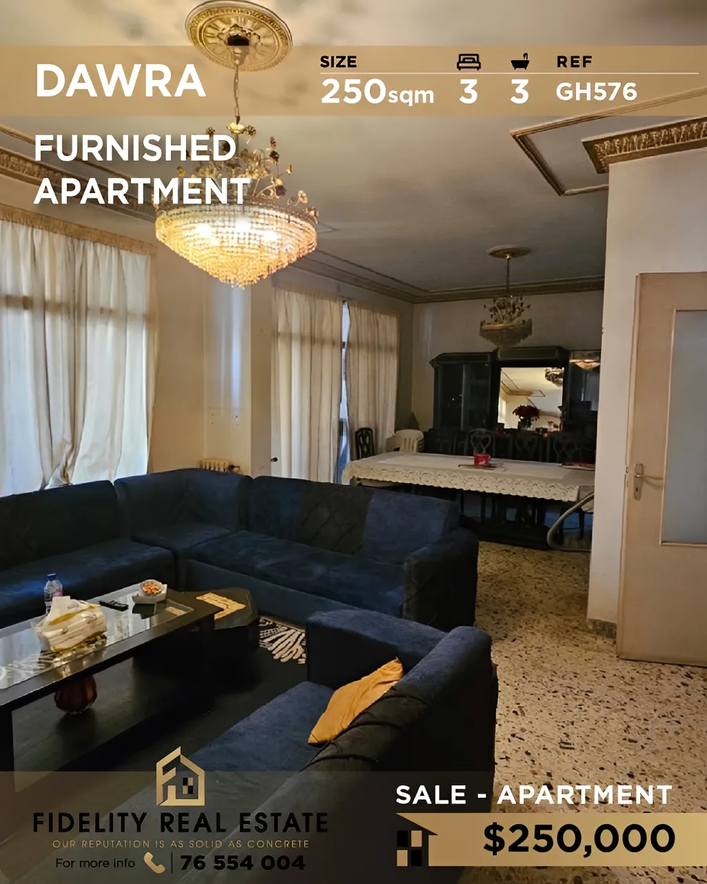 Apartment for sale in Daoura