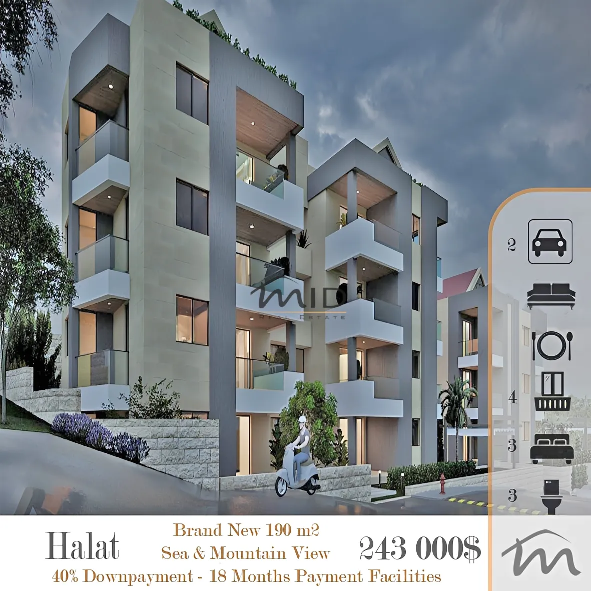 Apartment for sale in Halat, lebanon - 3 bed, 3.0 bath