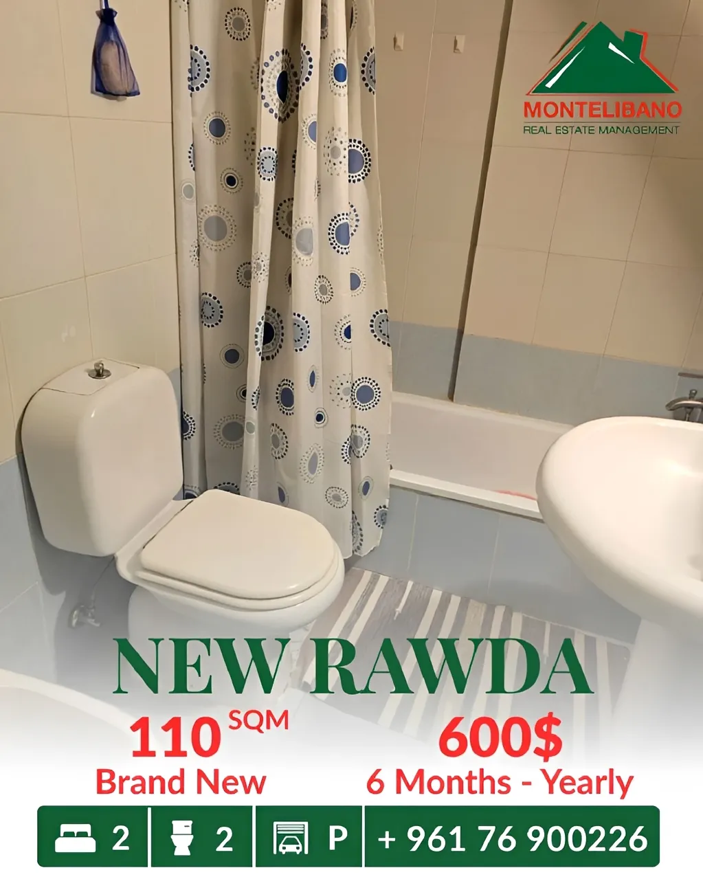 Apartment for rent in New Rawda, Beirut, Lebanon